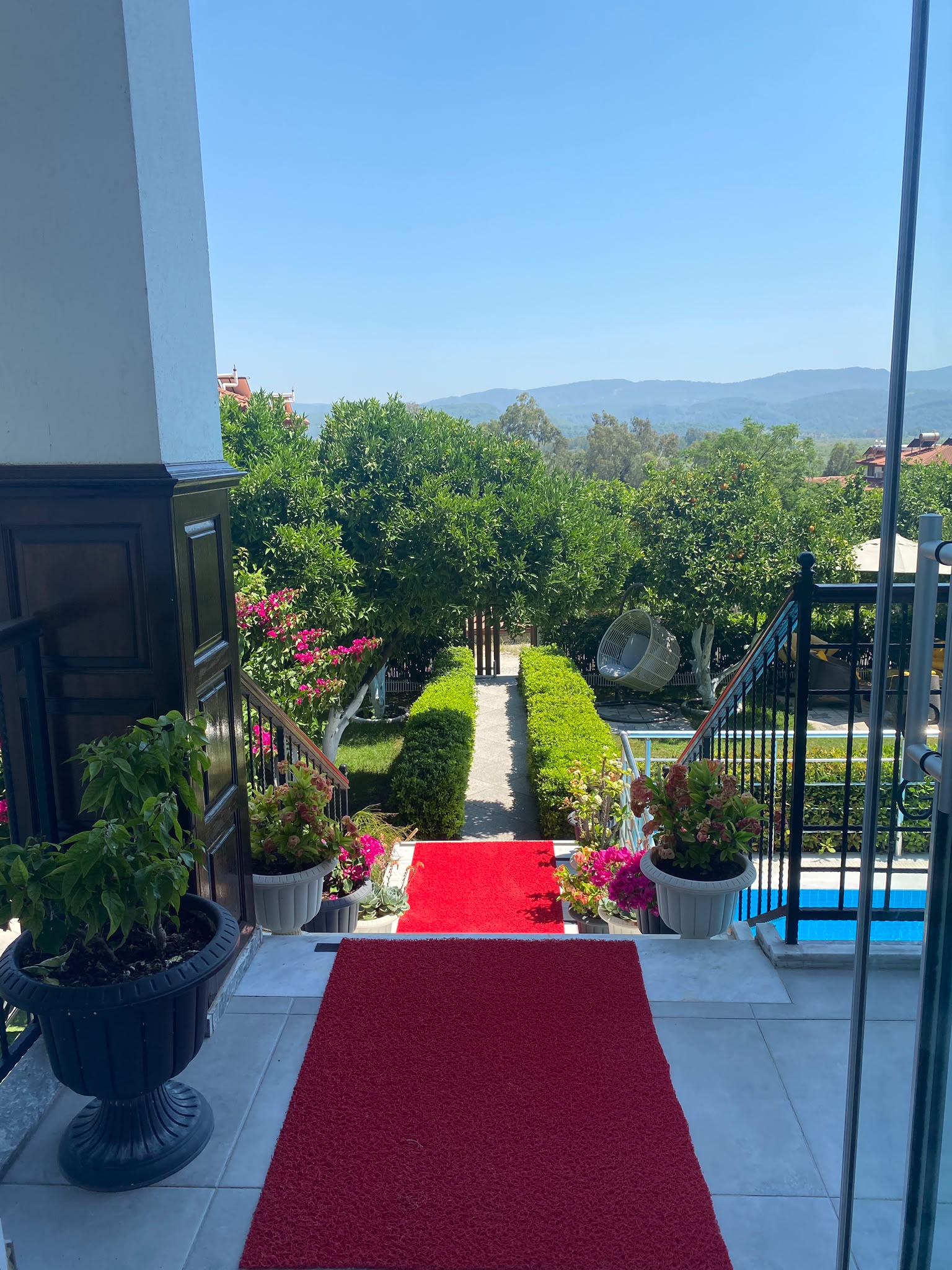 Akyaka apart otel manzara